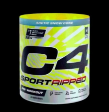 CELLUCOR C4 SPORT RIPPED ARCTIC SNOW CONE PRE-WORKOUT POWDER 2X PACK