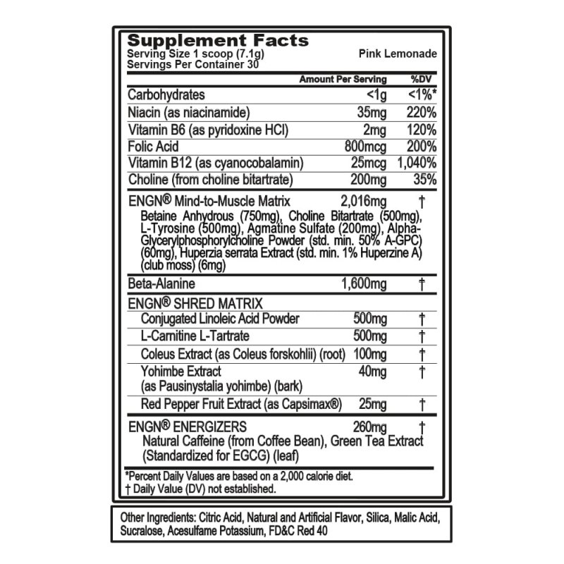 EVLUTION NUTRITION PRE WORKOUT POWDER THERMOGENIC FAT BURN SUPPORT AMERIKASEPETIM