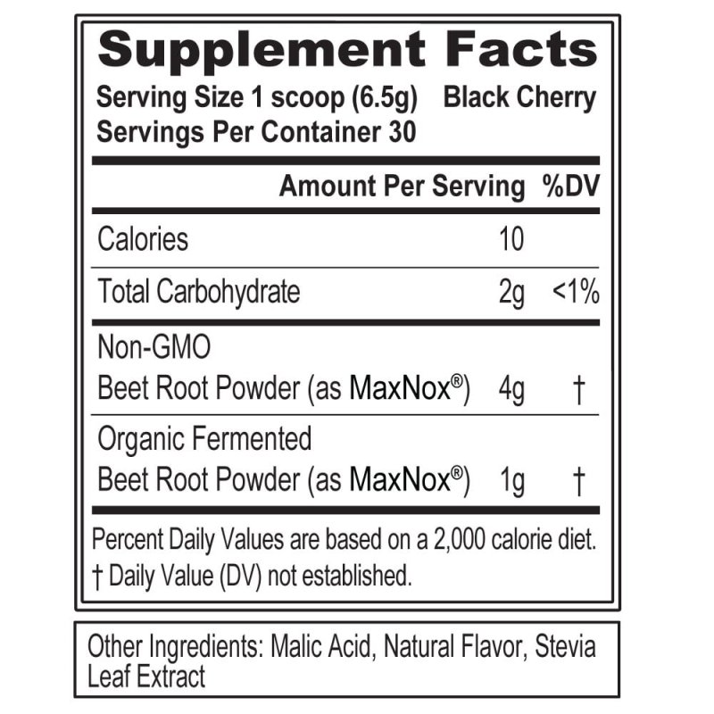 EVLUTION NUTRITION BEETMODE BEET ROOT POWDER NITRIC OXIDE BOOSTER BLACK CHERRY FLAVOR - PRE WORKOUT BEETS SUPPLEMENT FOR ENERGY AND PUMPS