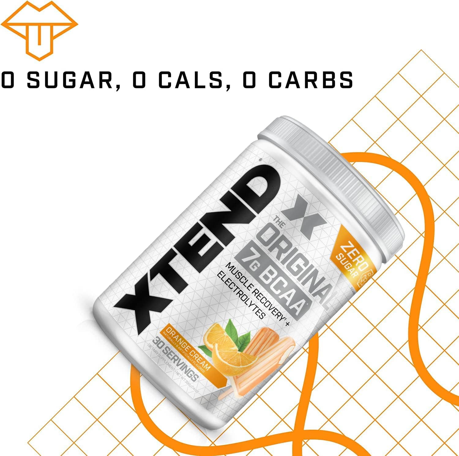 XTEND  ORIGINAL 7G BCAA ORANGE CREAM 14 OZ 396 G