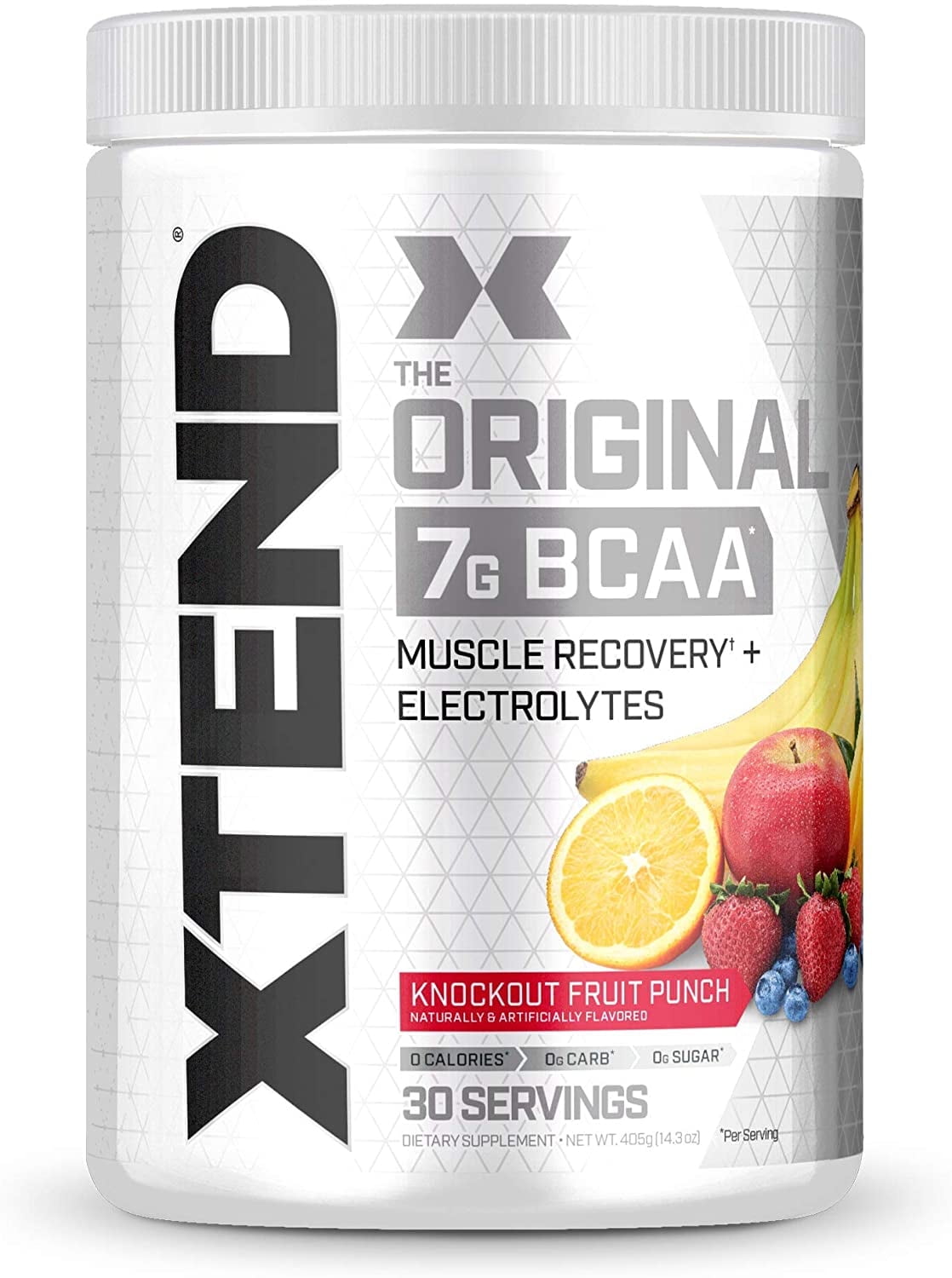 XTEND  ORIGINAL 7G BCAA KNOCKOUT FRUIT PUNCH 13.8 OZ 390 G