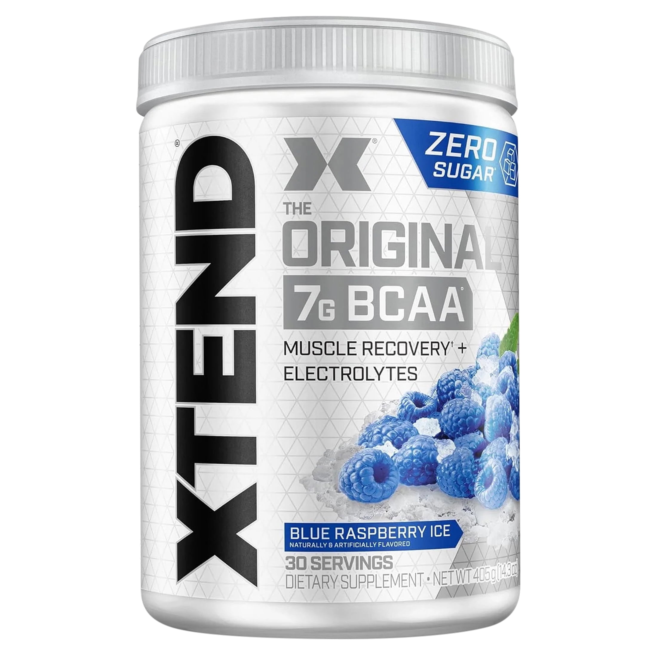 XTEND  ORIGINAL BLUE RASPBERRY ICE BCAAS 30 SERVINGS HYDRATION RECOVERY