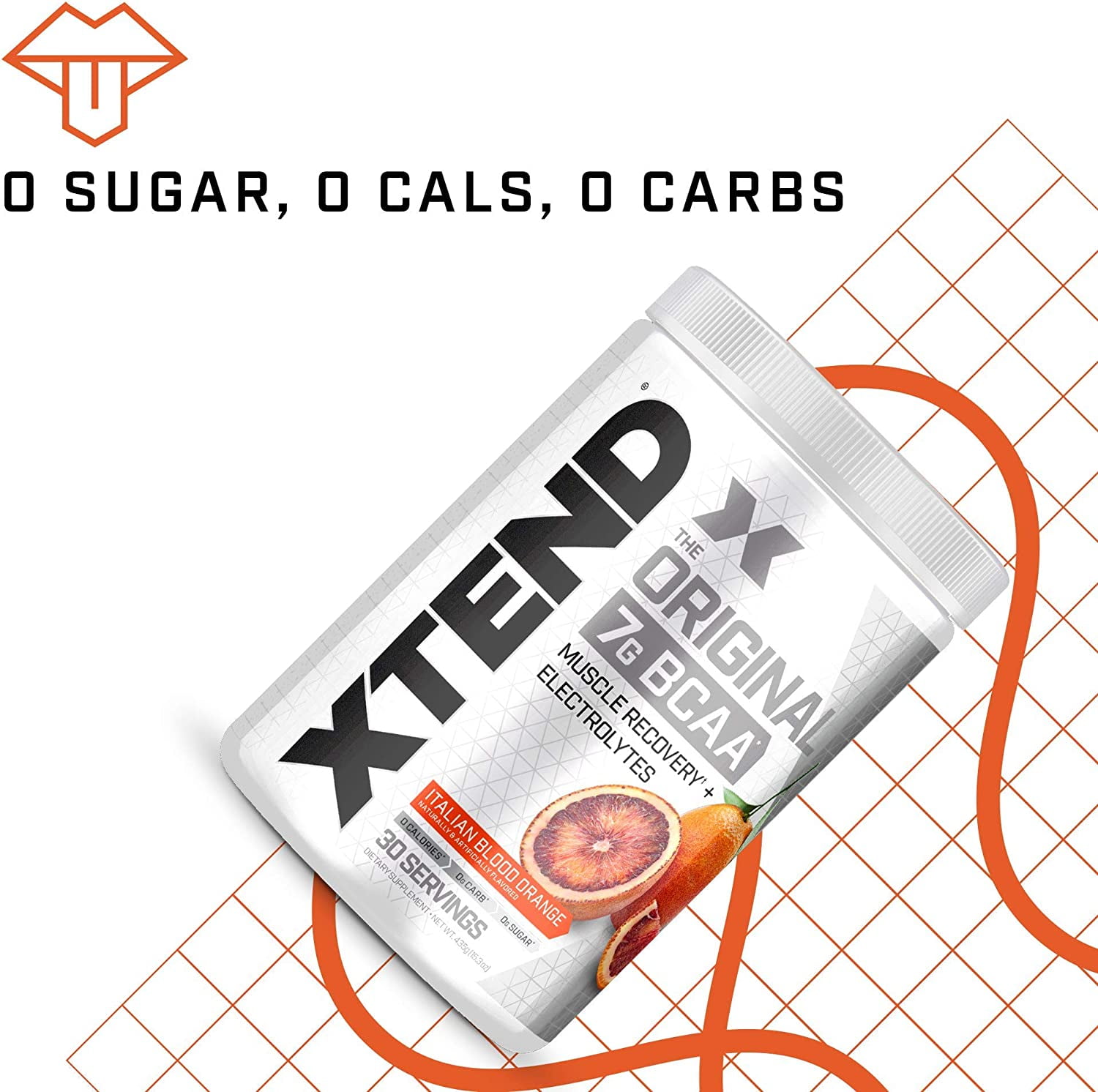 XTEND ORIGINAL 7G BCAA POWDER MUSCLE RECOVERY SUGAR-FREE ITALIAN BLOOD ORANGE 30 SERVINGS