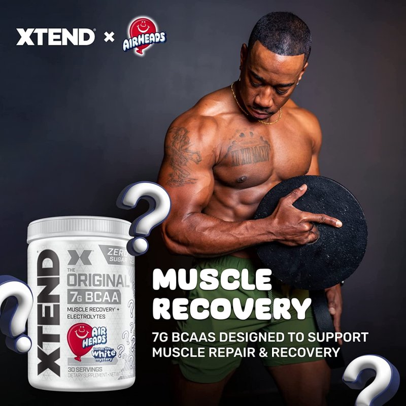 XTEND ORIGINAL 7G BCAA AIR HEADS 14 OZ 405 G FOR IMPROVED WORKOUT PERFORMANCE