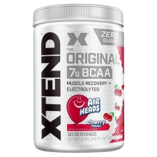 XTEND ORIGINAL 7G BCAA POWDER FOR MUSCLE RECOVERY SUGAR-FREE AIRHEADS CHERRY 30 SERVINGS