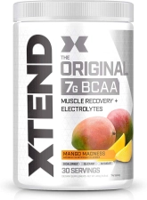 XTEND ORIGINAL 7G BCAA POWDER FOR MUSCLE RECOVERY SUGAR-FREE MANGO MADNESS 30 SERVINGS
