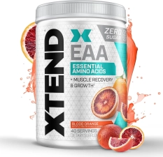 XTEND EAA POST WORKOUT POWDER MUSCLE RECOVERY SUGAR FREE BLOOD ORANGE 40 SERVINGS