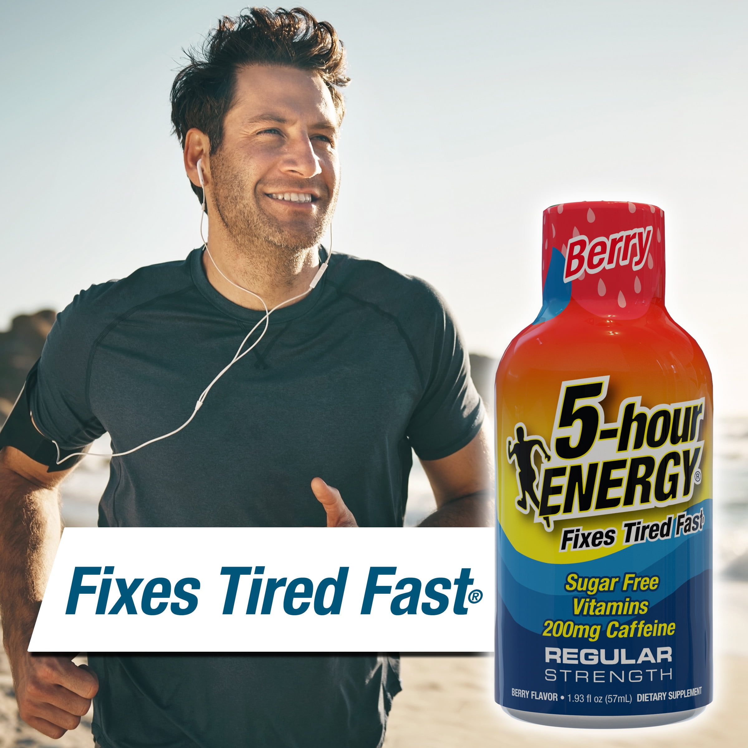 5-HOUR ENERGY SHOT REGULAR STRENGTH BERRY 15 COUNT FOR QUICK BOOST OF ENERGY