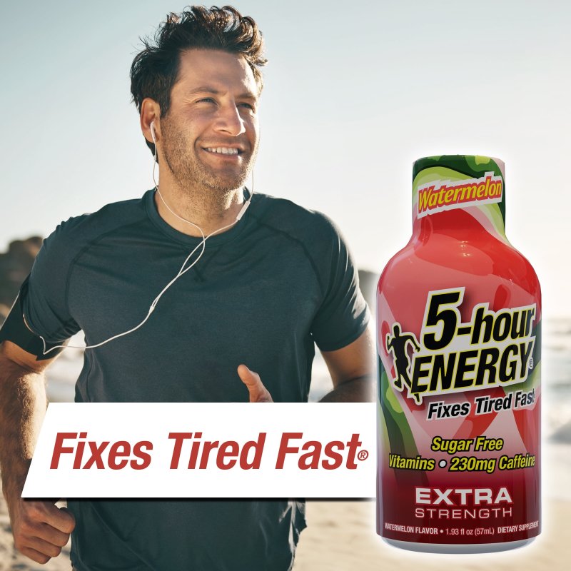 5 HOUR ENERGY SHOT EXTRA STRENGTH WATERMELON 15 COUNT FOR QUICK BOOSTS