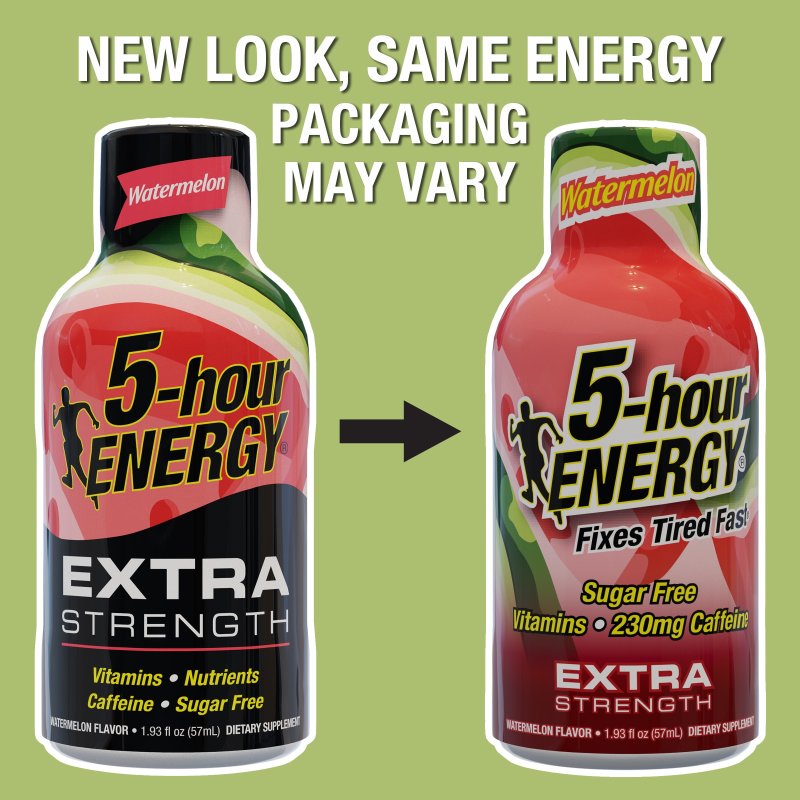 5 HOUR ENERGY SHOT EXTRA STRENGTH WATERMELON 15 COUNT FOR QUICK BOOSTS