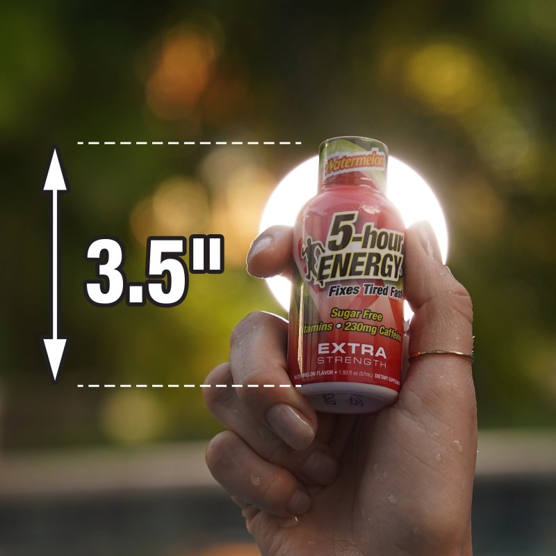 5 HOUR ENERGY SHOT EXTRA STRENGTH WATERMELON 15 COUNT FOR QUICK BOOSTS