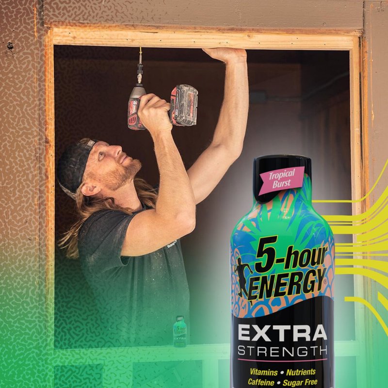 5-HOUR ENERGY SHOT EXTRA STRENGTH TROPICAL BURST 1.93 OZ 24 COUNT