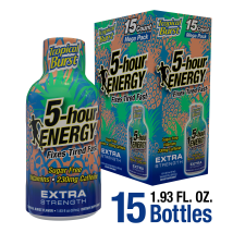 5 HOUR ENERGY SHOT EXTRA STRENGTH TROPICAL BURST 15 COUNT