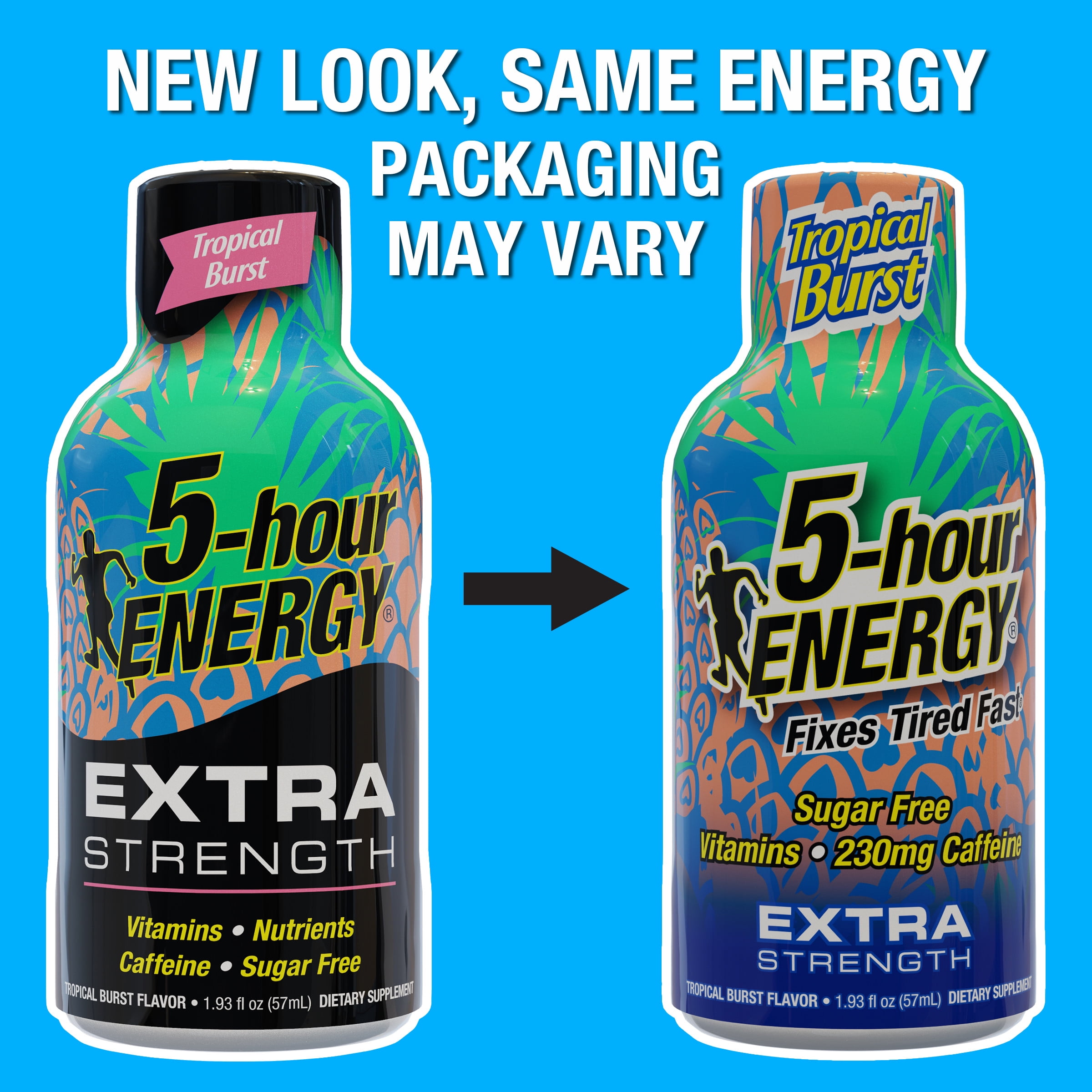 5 HOUR ENERGY SHOT EXTRA STRENGTH TROPICAL BURST 15 COUNT