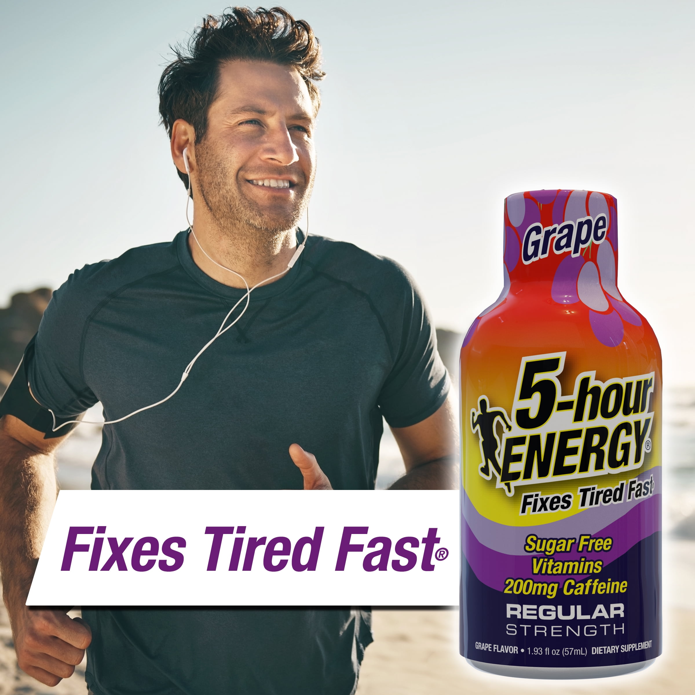 5-HOUR ENERGY SHOT REGULAR STRENGTH GRAPE 15 COUNT FOR ENERGY BOOSTS
