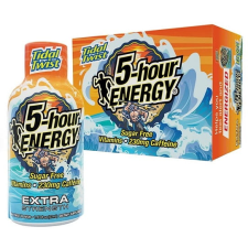 5-HOUR ENERGY EXTRA STRENGTH TIDAL TWIST FLAVOR ENERGY SHOT 1.93 OZ TRAVEL SIZE PACK OF 12