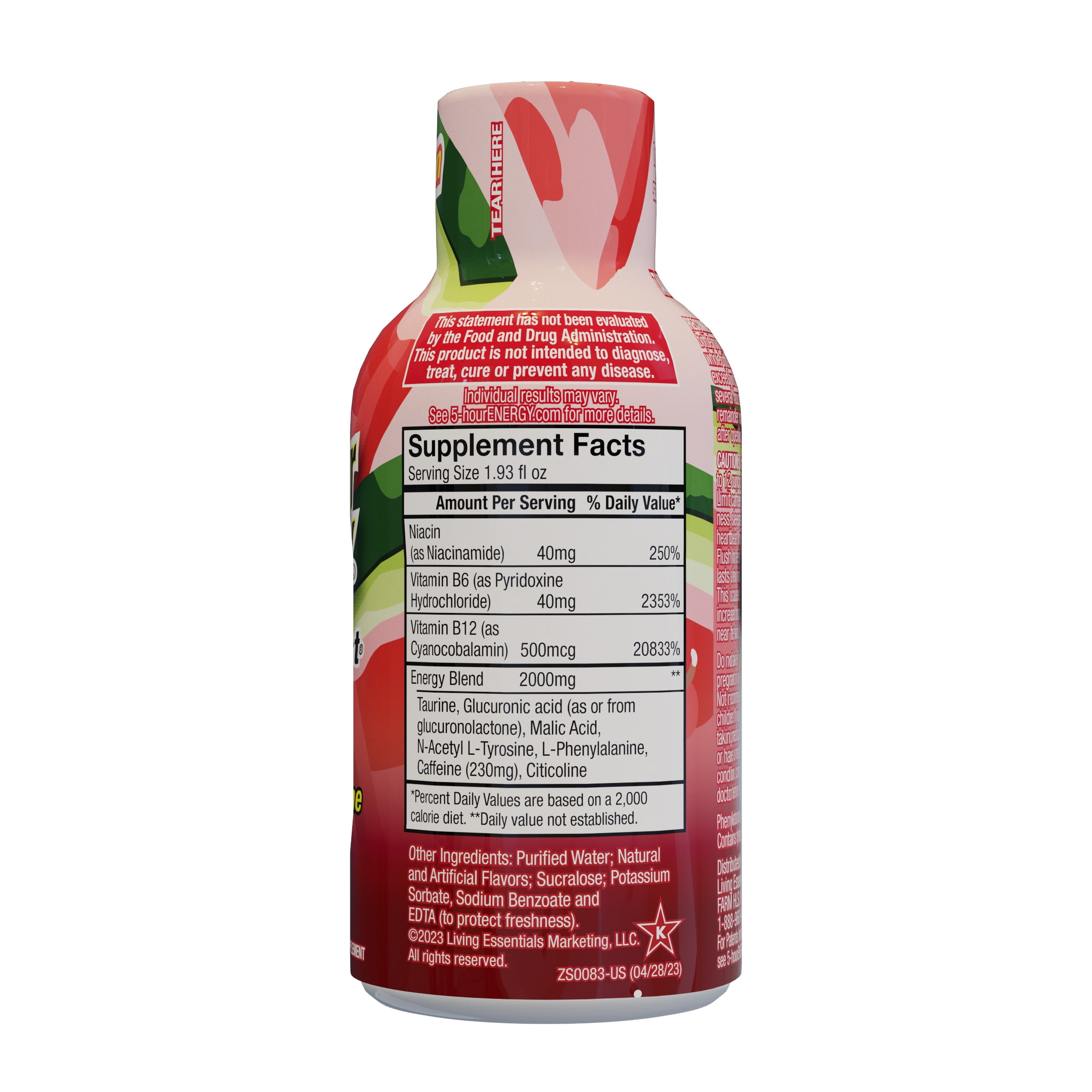 5-HOUR ENERGY WATERMELON EXTRA STRENGTH 12 COUNT