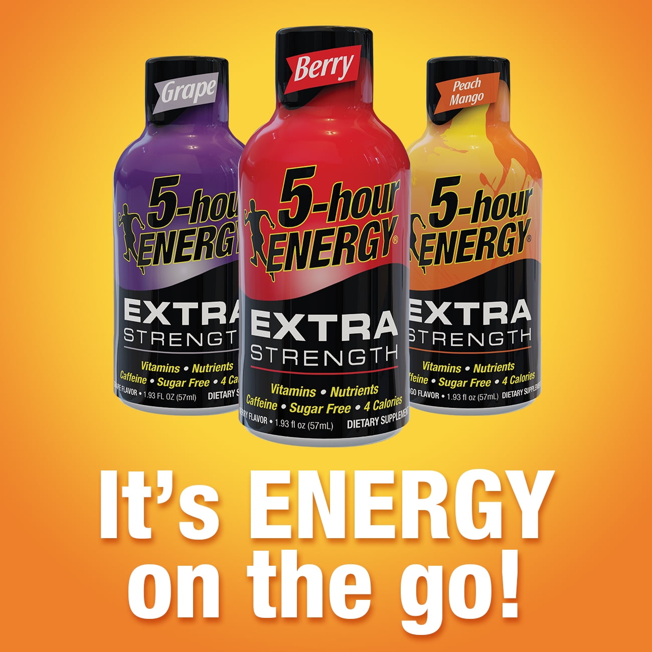5-HOUR ENERGY SHOT EXTRA STRENGTH BLUE RASPBERRY 1.93 OZ 24 PACK FOR ENERGY BOOSTS