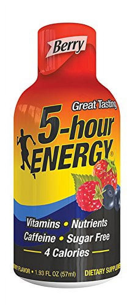 5 HOUR ENERGY SHOT BERRY 1.93 OZ BOTTLE PACK OF 8
