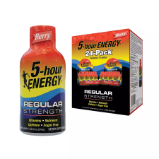 5-HOUR ENERGY SHOT REGULAR STRENGTH BERRY 1.93 OZ 24 CT