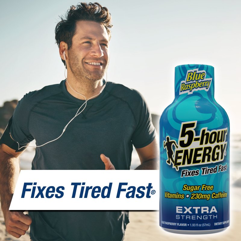5-HOUR ENERGY SHOT EXTRA STRENGTH BLUE RASPBERRY 12 COUNT