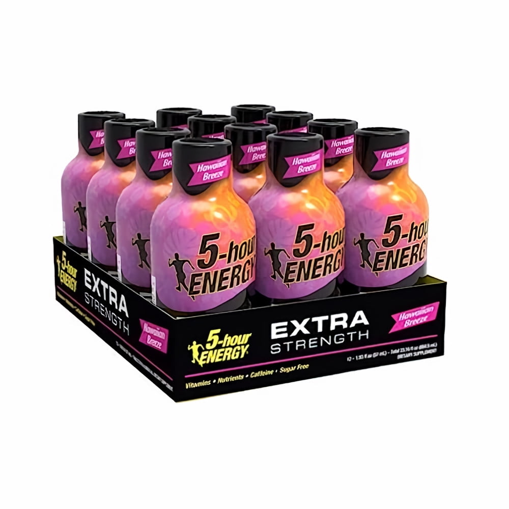 5-HOUR ENERGY HAWAIIAN BREEZE EXTRA STRENGTH DIETARY SUPPLEMENT 1.93 FL OZ