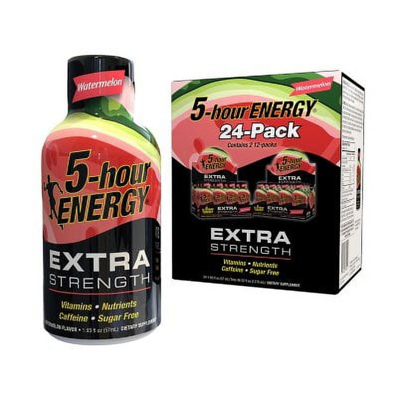 5-HOUR ENERGY EXTRA STRENGTH WATERMELON SHOT 24 PK. 1.93 OZ BY 5-HOUR ENERGY