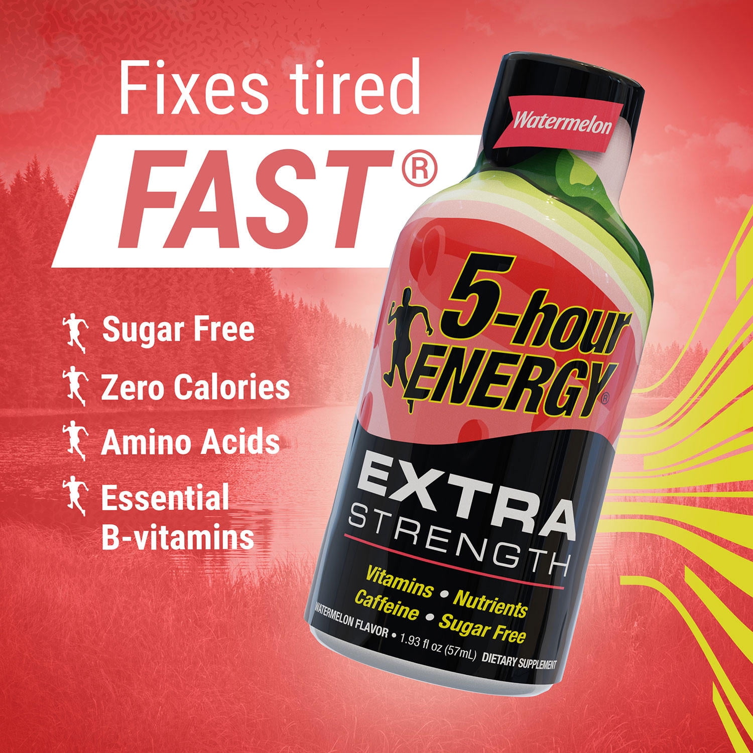 5-HOUR ENERGY EXTRA STRENGTH WATERMELON SHOT 24 PK. 1.93 OZ BY 5-HOUR ENERGY