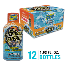 5-HOUR ENERGY SHOT EXTRA STRENGTH TIDAL TWIST SUGAR FREE LIMITED EDITION 12 PACK 1.93 OZ
