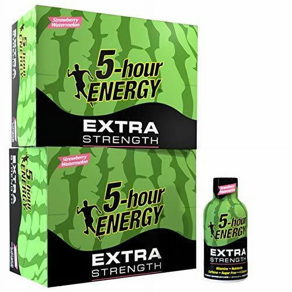 5-HOUR ENERGY SHOT EXTRA STRENGTH STRAWBERRY WATERMELON 1.93 OZ 24 COUNT