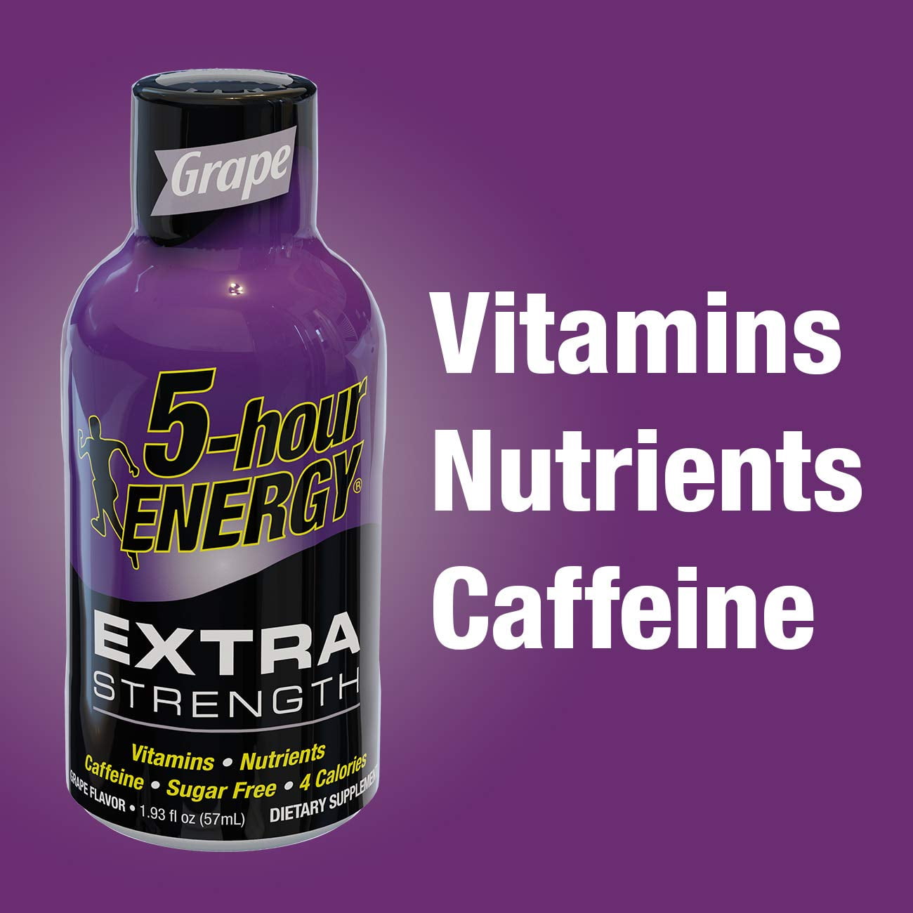 5-HOUR ENERGY SHOT EXTRA STRENGTH STRAWBERRY WATERMELON 1.93 OZ 24 COUNT