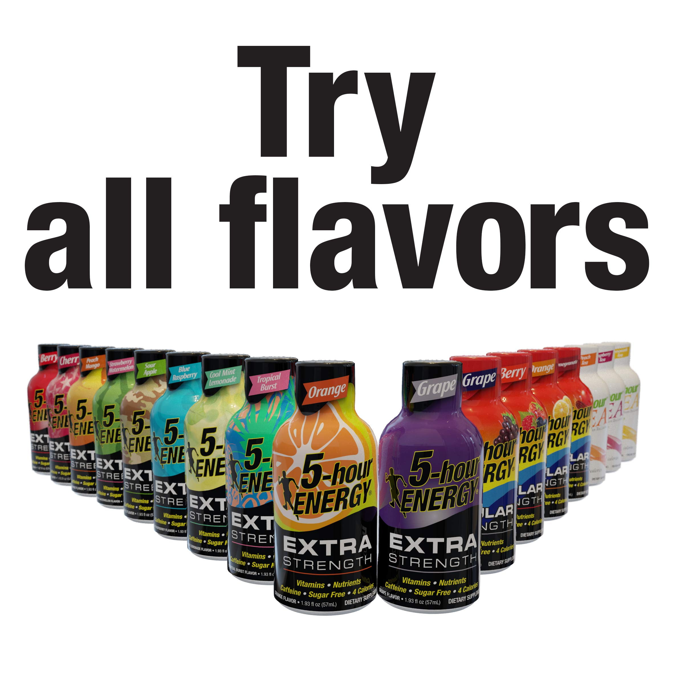 5-HOUR ENERGY SHOT EXTRA STRENGTH STRAWBERRY WATERMELON 1.93 OZ 24 COUNT