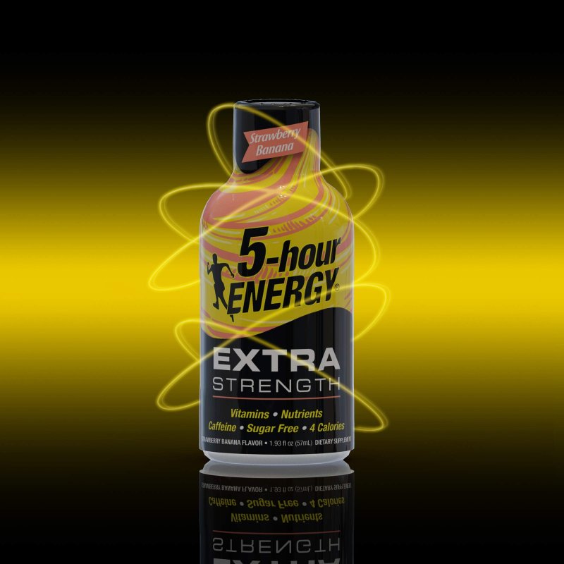 5-HOUR ENERGY EXTRA STRENGTH STRAWBERRY BANANA 2X12 COUNT FOR BOOSTING ENERGY