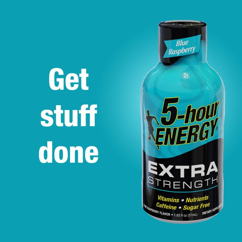 5-HOUR ENERGY EXTRA STRENGTH STRAWBERRY BANANA 2X12 COUNT FOR BOOSTING ENERGY