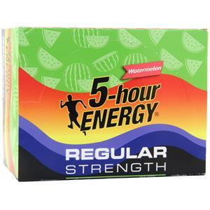 5 HOUR ENERGY WATERMELON 12 BOTTLES - BOOST YOUR ENERGY