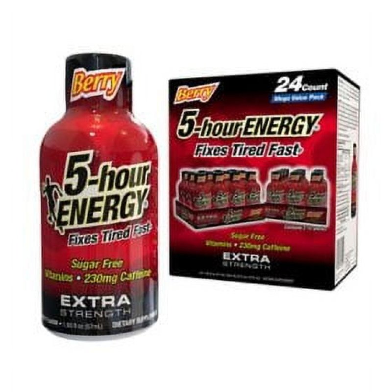 5-HOUR ENERGY EXTRA STRENGTH BERRY 1.93 OZ 24 COUNT PACK OF 2