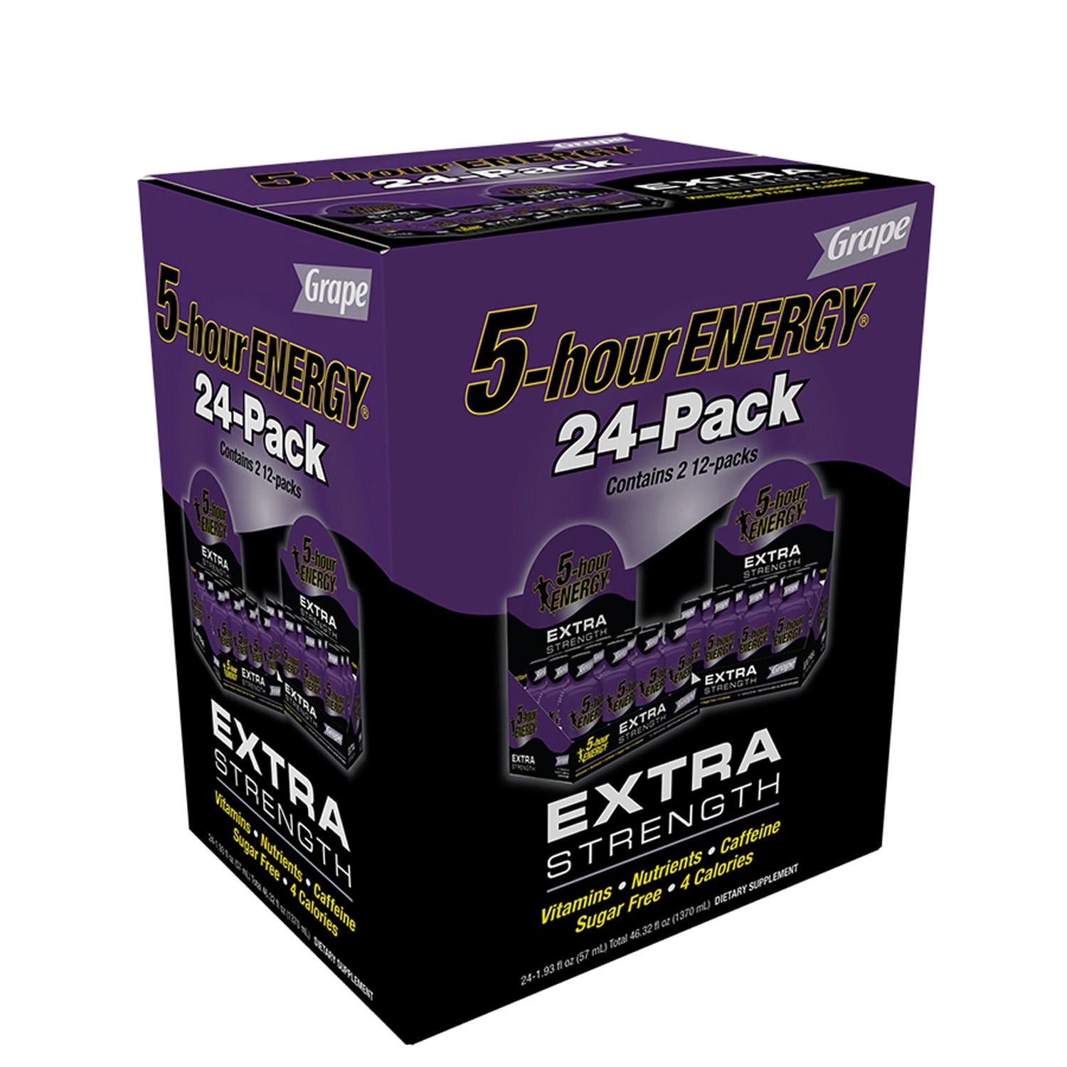 5-HOUR ENERGY SHOT EXTRA STRENGTH GRAPE 1.93 OZ 24 PK