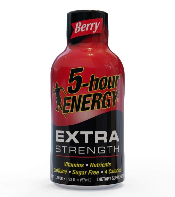 5-HOUR ENERGY SHOT EXTRA STRENGTH BERRY 1.93 OZ 12 COUNT ENERGY SHOT FOR ENHANCED PERFORMANCE AND ALERTNESS