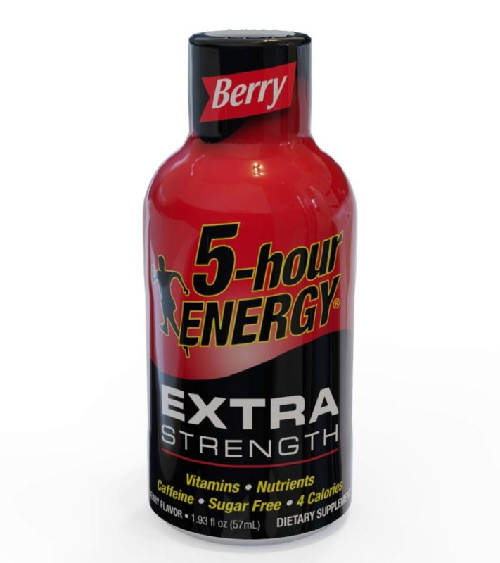 5-HOUR ENERGY SHOT EXTRA STRENGTH BERRY 1.93 OZ 12 COUNT ENERGY SHOT FOR ENHANCED PERFORMANCE AND ALERTNESS