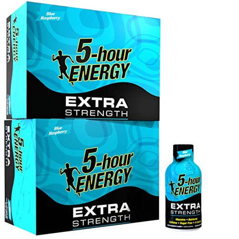 5-HOUR ENERGY SHOT EXTRA STRENGTH BLUE RASPBERRY 24 COUNT 1.93 OUNCE