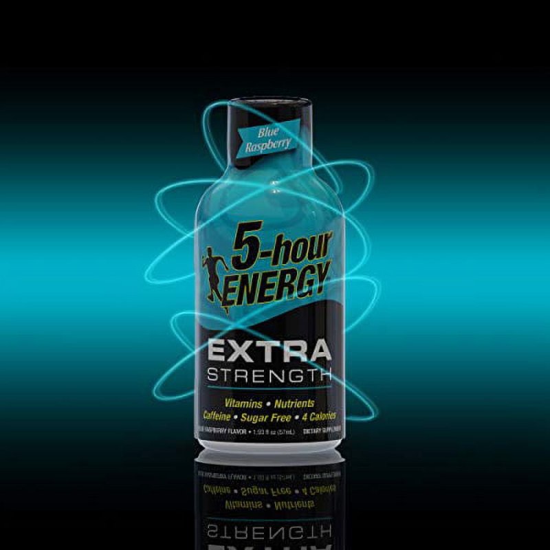 5-HOUR ENERGY SHOT EXTRA STRENGTH BLUE RASPBERRY 24 COUNT 1.93 OUNCE