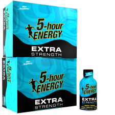 5-HOUR ENERGY EXTRA STRENGTH BLUE RASPBERRY SHOT 24 COUNT 1.93 OUNCE