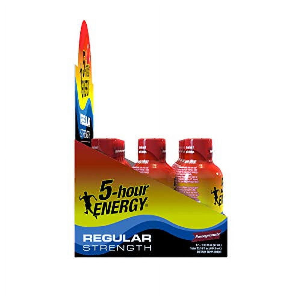 5-HOUR ENERGY SHOT REGULAR STRENGTH POMEGRANATE 1.93 OUNCE 24 COUNT