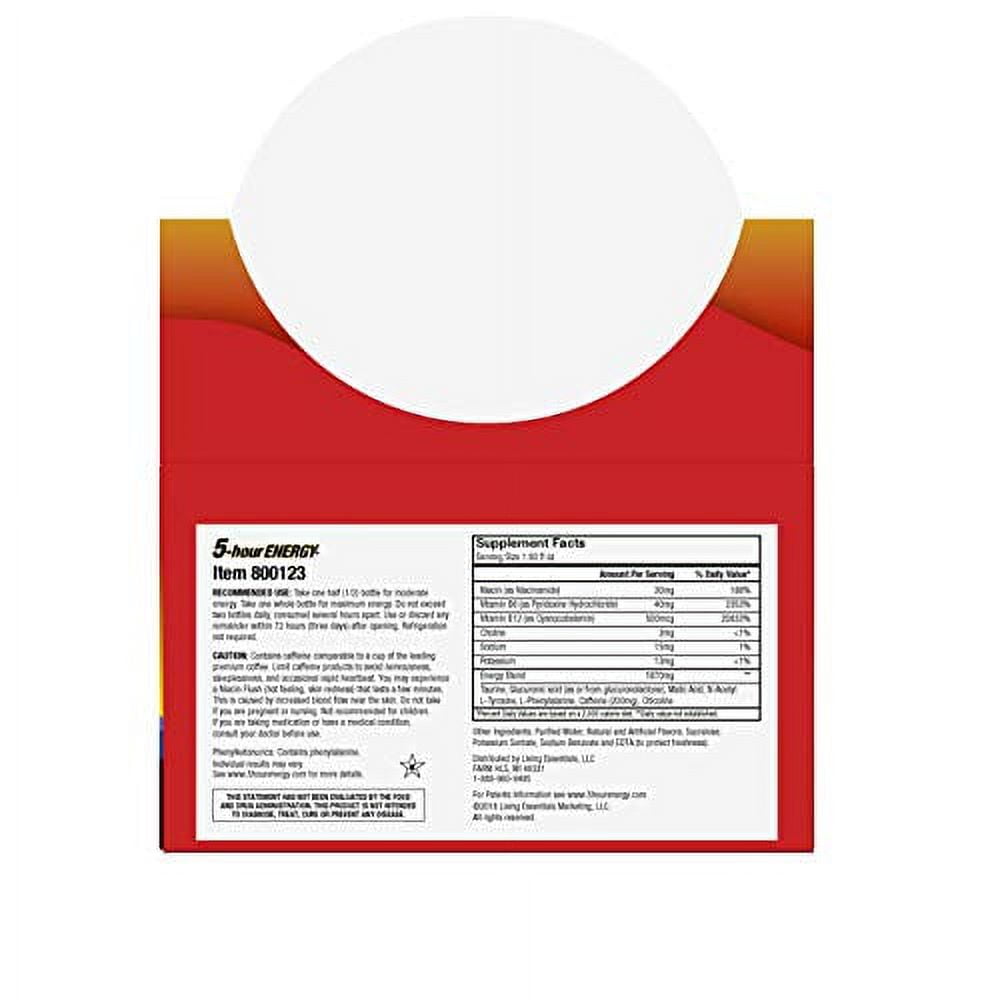 5-HOUR ENERGY SHOT REGULAR STRENGTH POMEGRANATE 1.93 OUNCE 24 COUNT
