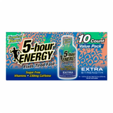 5-HOUR ENERGY EXTRA STRENGTH TROPICAL BURST ENERGY SHOT VALUE PACK 1.93 OZ 10 CT