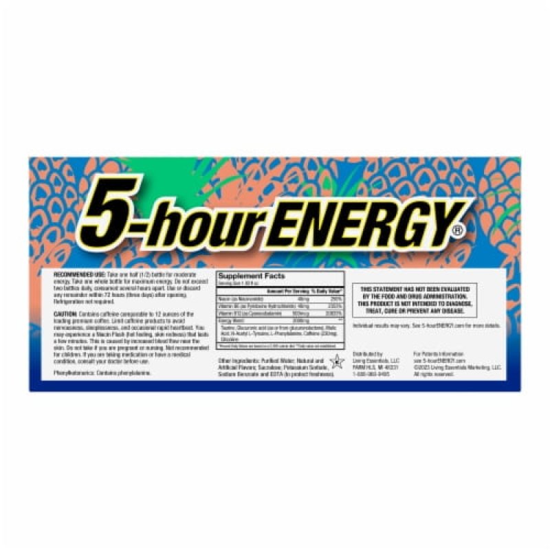 5-HOUR ENERGY EXTRA STRENGTH TROPICAL BURST ENERGY SHOT VALUE PACK 1.93 OZ 10 CT