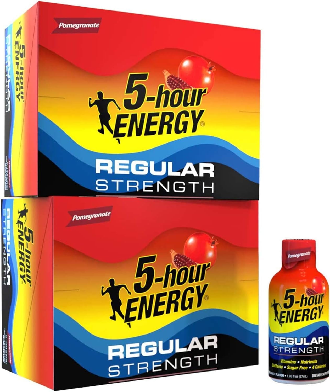5-HOUR ENERGY REGULAR STRENGTH POMEGRANATE SHOT 1.93 OZ 24 COUNT