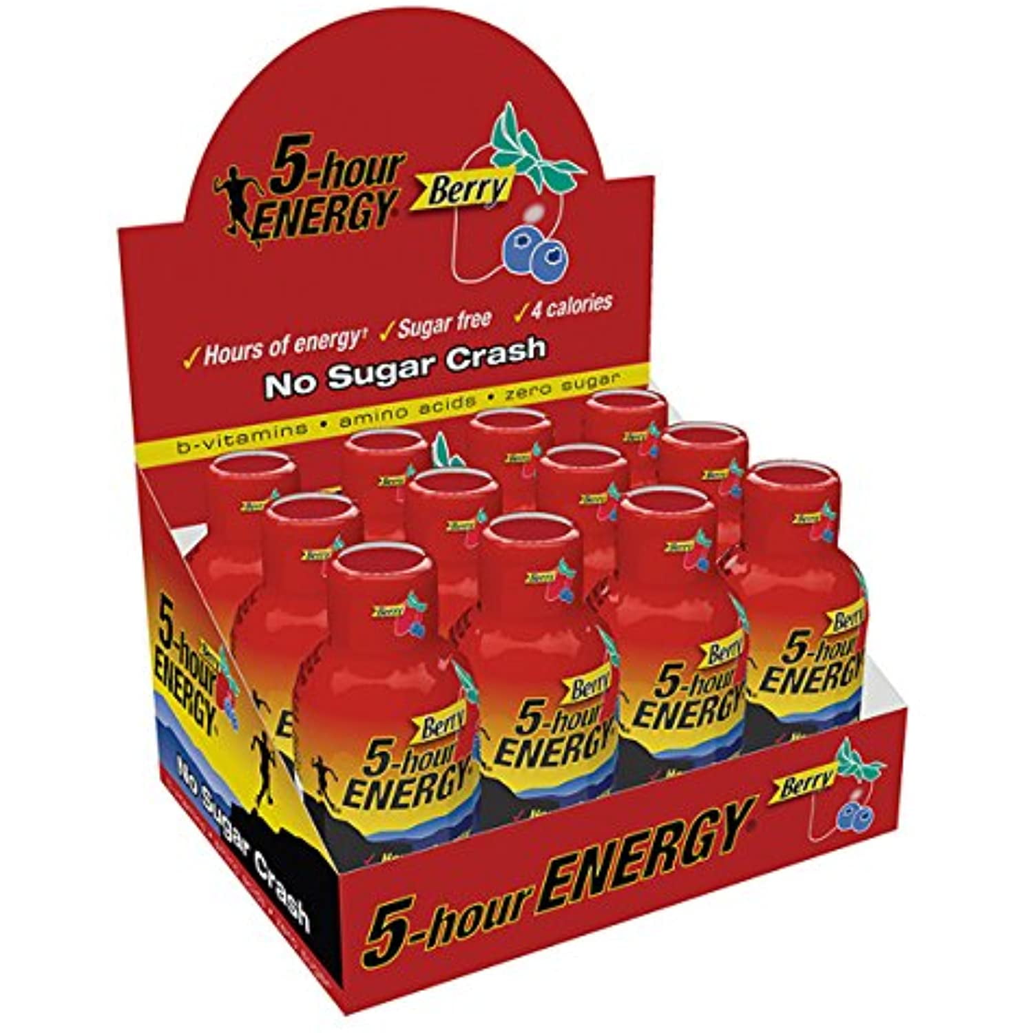 5 HOUR ENERGY DRINK ORIGINAL PER 12 BERRY FLAVOR PACK