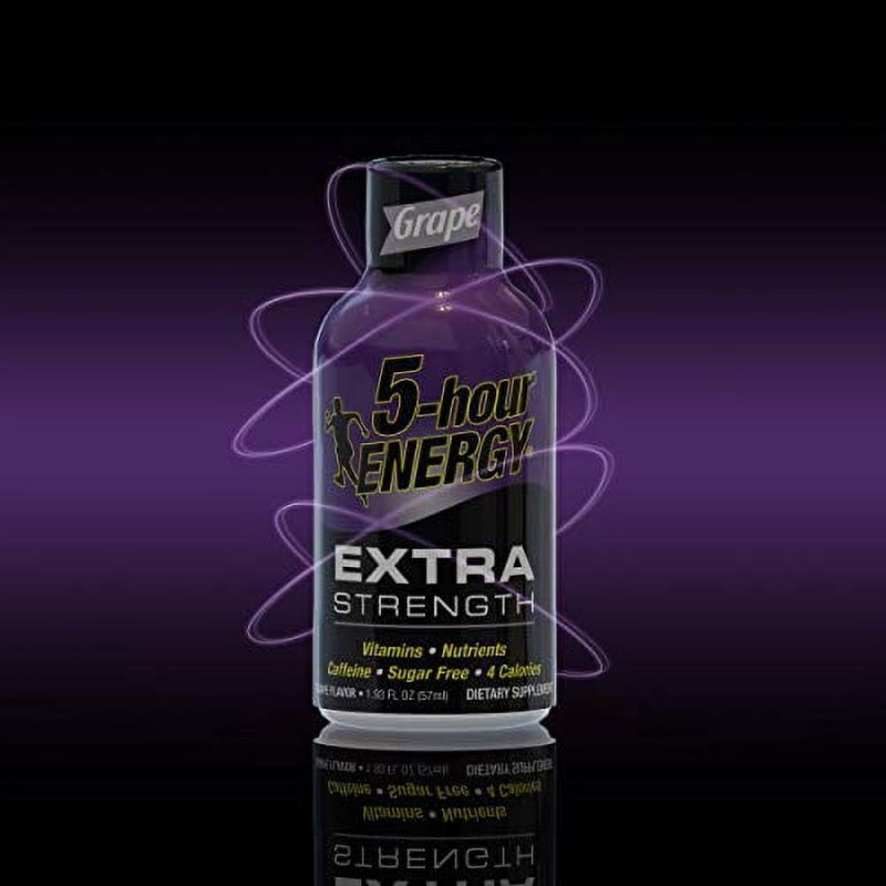 5-HOUR ENERGY SHOT EXTRA STRENGTH GRAPE 1.93 OUNCE 24 COUNT