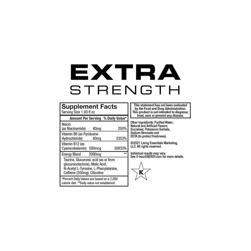 5 HOUR ENERGY EXTRA STRENGTH BLUE RASPBERRY 24 PACK FOR QUICK ENERGY BOOST